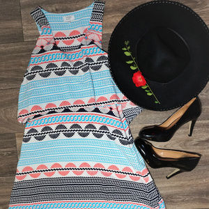 Crown & Ivy Colorful mini Dress